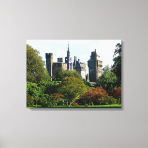 Cardiff Castle II Canvas Print