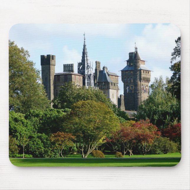 Cardiff Castle II Mouse Mat (Front)
