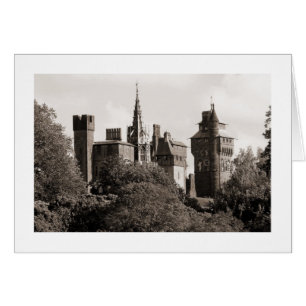 Cardiff Castle II - Sepia (Wide Border)