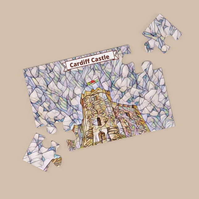 Cardiff Castle Mosaic Image, Wales, UK Puzzle (Creator Uploaded)