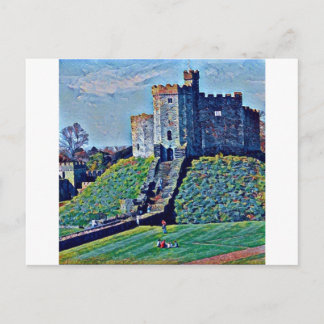 Cardiff Castle Postcard