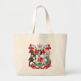 Cardiff Coat of Arms Large Tote Bag