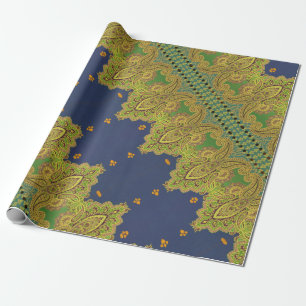 Cardiff Paisley Wrapping Paper