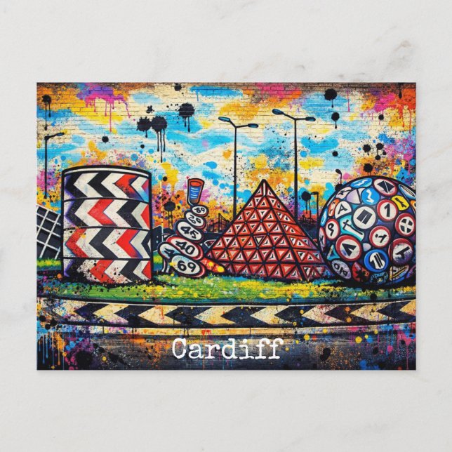 Cardiff Postcard (Front)