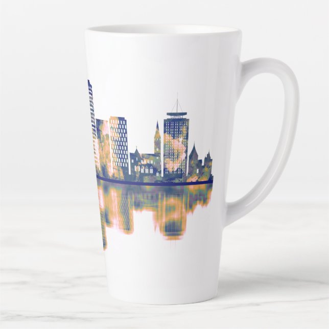 Cardiff Skyline Latte Mug (Right)