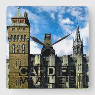 Cardiff Square Wall Clock