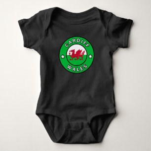 Cardiff Wales Baby Bodysuit