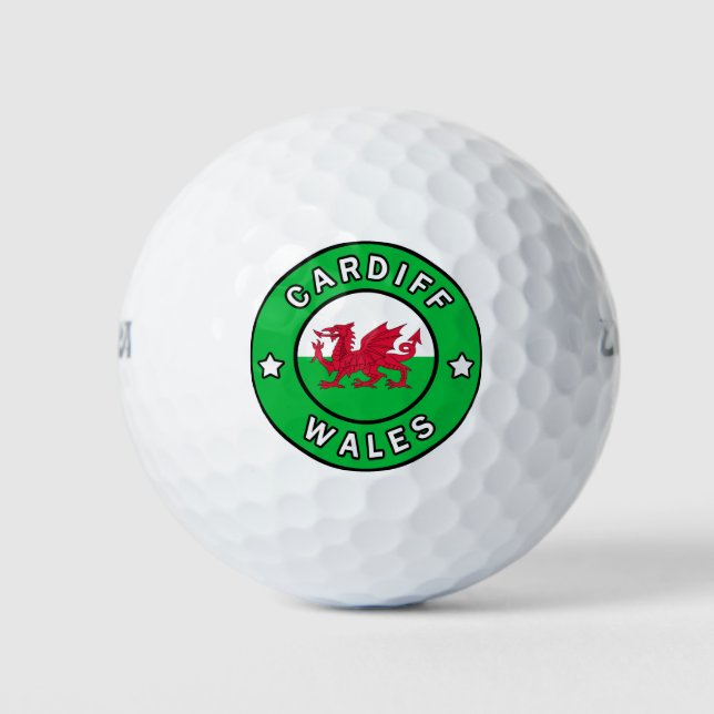Cardiff Wales Golf Balls (Front)