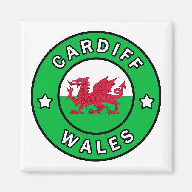 Cardiff Wales Magnet (Front)
