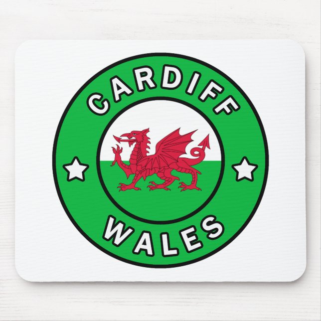 Cardiff Wales Mouse Mat (Front)