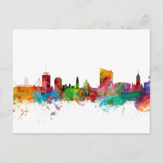 Cardiff Wales Skyline Postcard