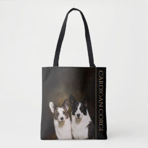 Cardigan Corgi Tote Bag