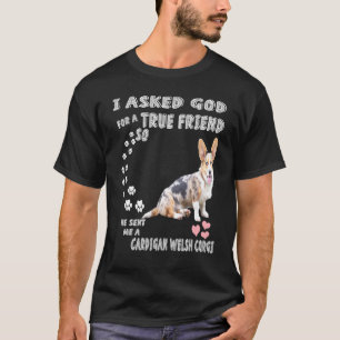 Cardigan Dog Mum Dad Corgis Pet Cardigan Welsh Cor T-Shirt