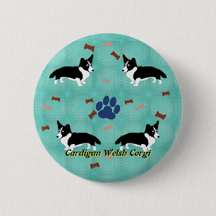 Cardigan Welsh Corgi 6 Cm Round Badge