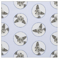 Cardigan Welsh Corgi Blue Merle Painting Dog Art