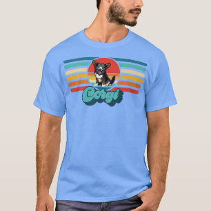 Cardigan Welsh Corgi Breeder 70s Retro Small Dog O T-Shirt