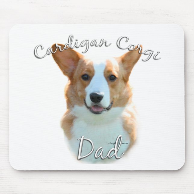 Cardigan Welsh Corgi  Dad 2 Mouse Mat (Front)