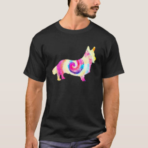 Cardigan Welsh Corgi Dog Dog Owner Tie Dye T-Shirt