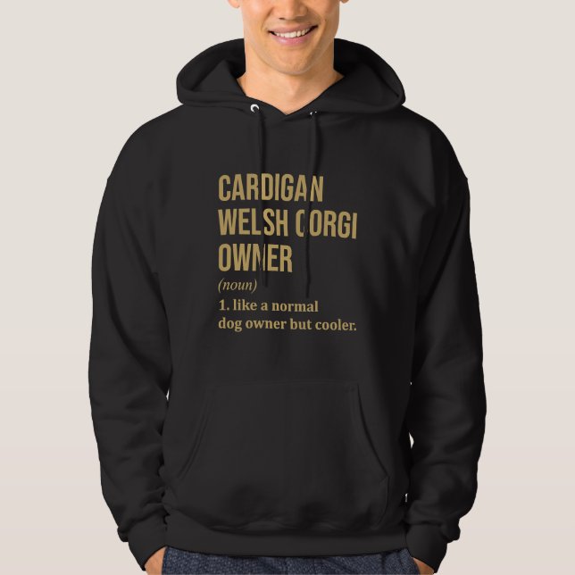 Cardigan Welsh Corgi Dog Funny Hoodie (Front)