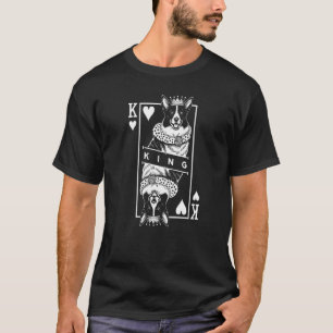 Cardigan Welsh Corgi King Of Hearts Funny Dog Love T-Shirt