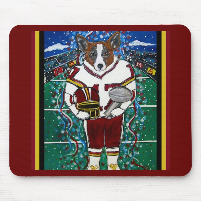 Cardigan Welsh Corgi Mouse Mat (Front)