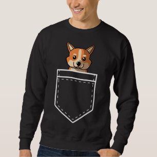 Cardigan Welsh Corgi Mum In Your Front Pocket Sweatshirt