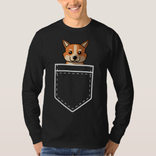 Cardigan Welsh Corgi Mum In Your Front Pocket T-Shirt