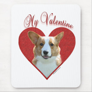 Cardigan Welsh Corgi My Valentine Mouse Mat