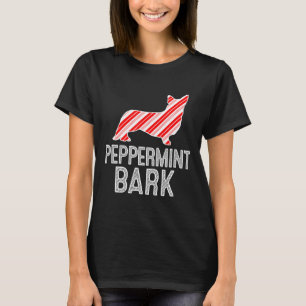 Cardigan Welsh Corgi Peppermint Bark Christmas Dog T-Shirt