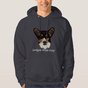 Cardigan Welsh Corgi Portrait Hoodie