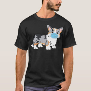 Cardigan Welsh Corgi Quarantine 2020 Funny Dog Lov T-Shirt