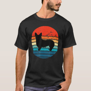 Cardigan Welsh Corgi Retro Vintage 70s 80s Dog T-Shirt