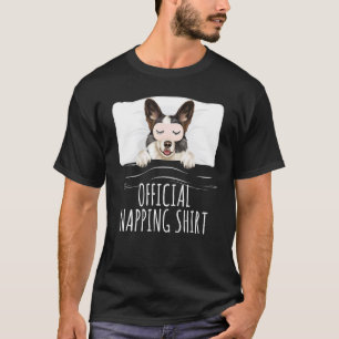Cardigan Welsh Corgi Sleep Mask Official Napping T-Shirt