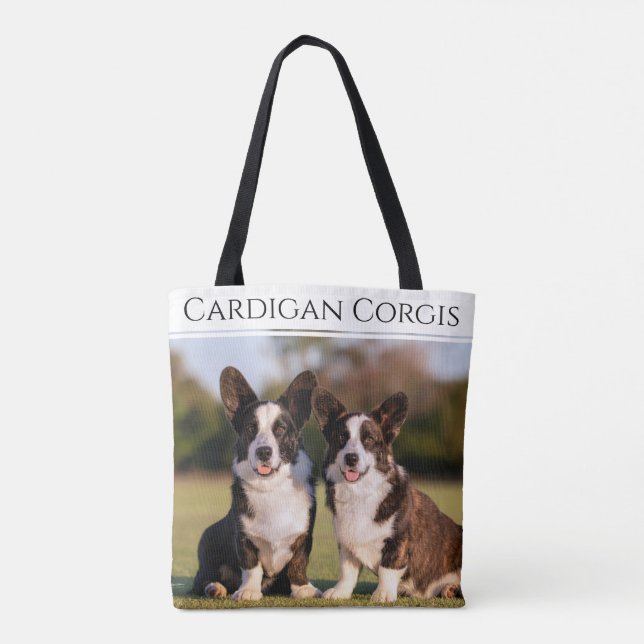 Cardigan Welsh Corgi Tote Bag (Back)