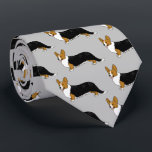 Cardigan Welsh Corgis Pattern Tie<br><div class="desc">This original Corgi pattern neck tie makes a great gift for dog dads! Available in a variety of colours, this cool tie makes a statement for anyone who loves Cardigan Welsh Corgis. An awesome gift for the guy who wears a tie for business, or for special events like holiday programs,...</div>