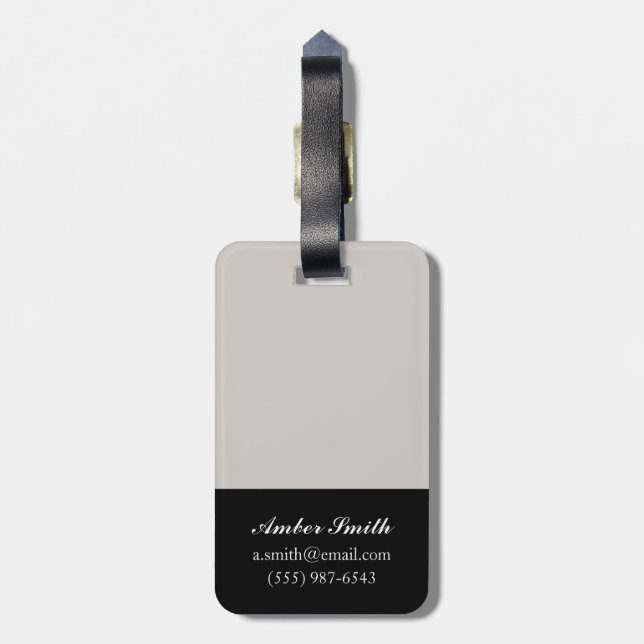Cardinal 2012 luggage tag (Back Vertical)