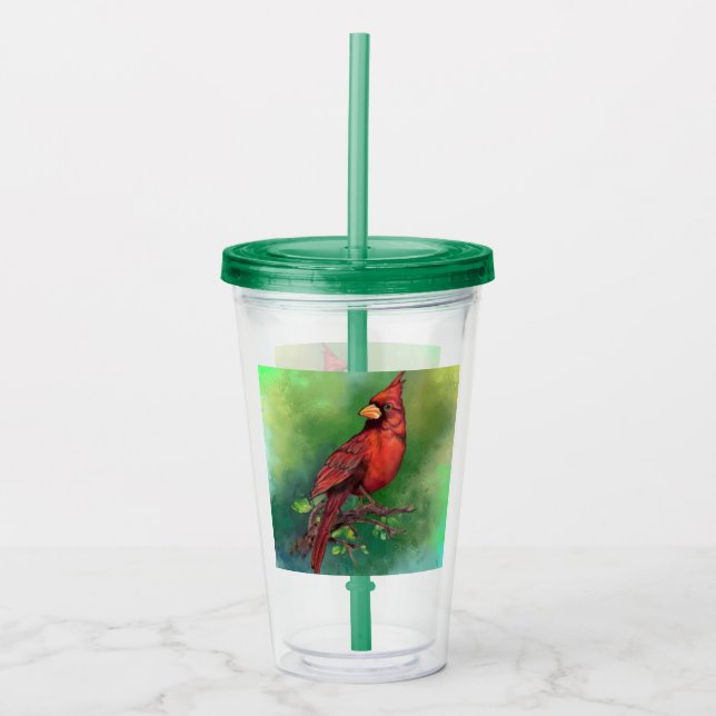 Cardinal Acrylic Tumbler (Front)