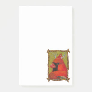 Cardinal and Cicada Post-it-note pad Post-it Notes