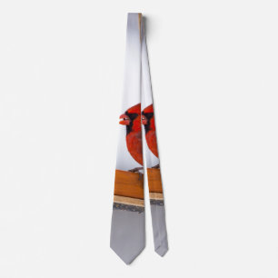 Cardinal and Juncos Neck Tie