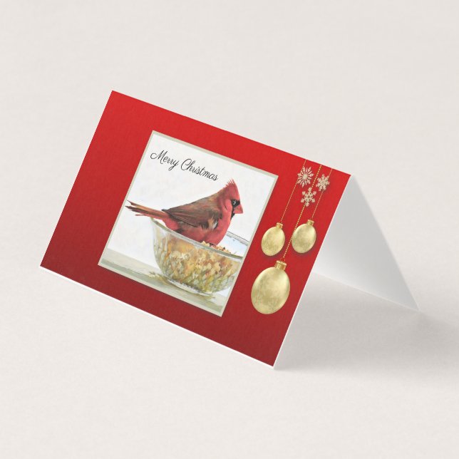 Cardinal and Ornaments - Warmth and Wonder (Front)