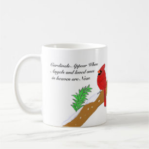 Cardinal angels from heaven coffee mug