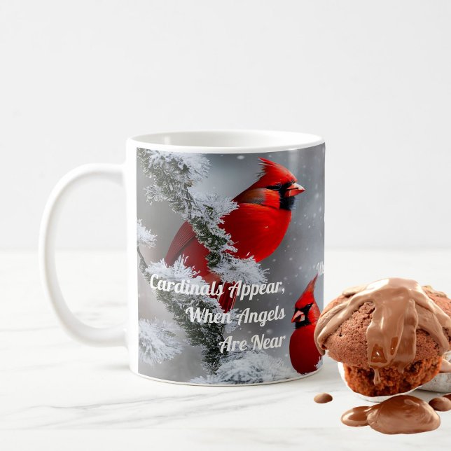 Cardinal Appear Angels Near Remembrance Coffee Mug (Creator Uploaded)