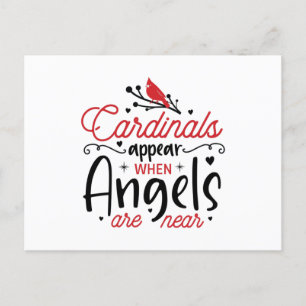 Cardinal Appear Postcard