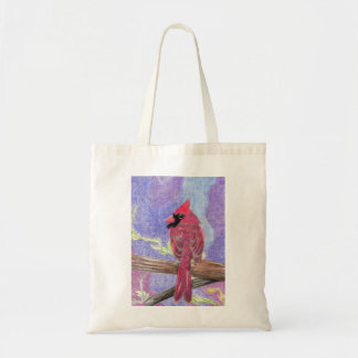 Cardinal At Dusk Tote Bag