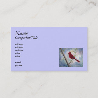 Cardinal Avery Business Card
