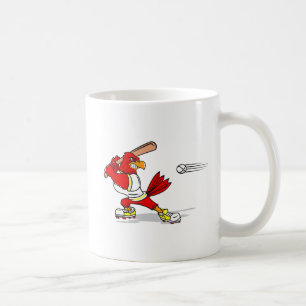 Cardinal Baseball Player Coffee Mug