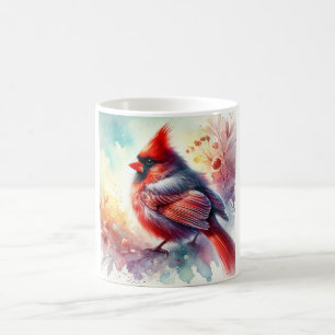Cardinal Beauty in Watercolor 290624AREF103 - Wate Coffee Mug