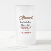 Cardinal Beer Frosted Mug