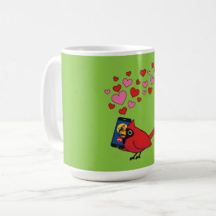 Cardinal Bird Love Mating Calls Coffee Mug