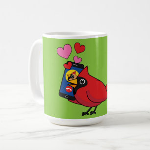 Cardinal Bird Love Mating Calls Coffee Mug